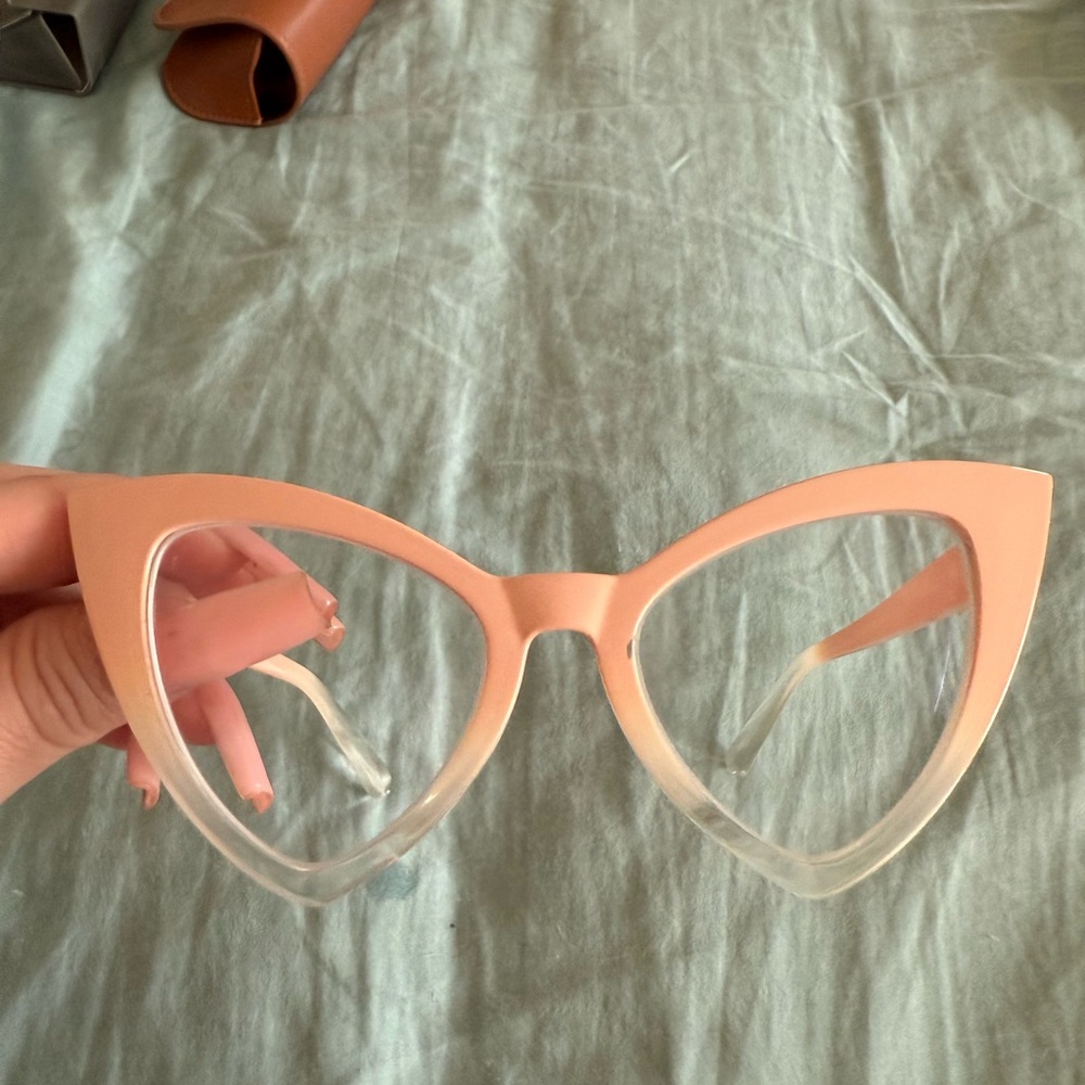Stylish Pink Acetate Glasses